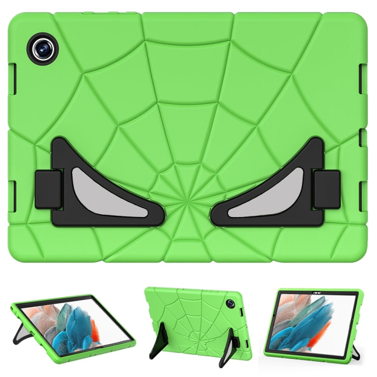 For Samsung Galaxy Tab A8 10.5 2021 Silicone + PC Shockproof Protective Tablet Case(Green+Black) by bashfashion