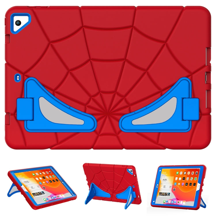 For iPad 9.7 2018 / 2017 / Air 2 Silicone + PC Shockproof Protective Tablet Case(Red+Blue) by bashfashion