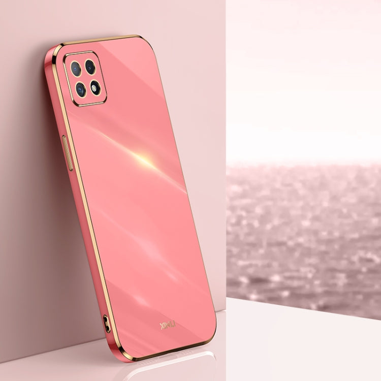 For Honor X30i XINLI Straight Edge 6D Electroplate TPU Phone Case(Hawthorn Red) by XINLI