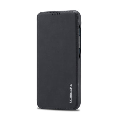 For Samsung Galaxy S23+ 5G LC.IMEEKE Hon Ancient Series Flip Leather Phone Case(Black) by LC.IMEEKE