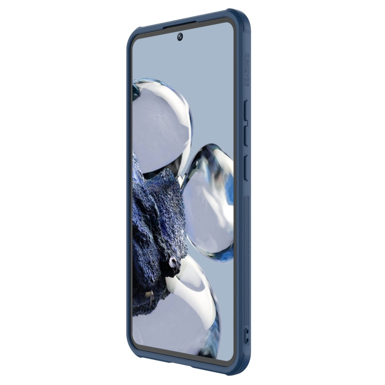 For Xiaomi 12T Pro NILLKIN PC + TPU Phone Case(Blue) by NILLKIN