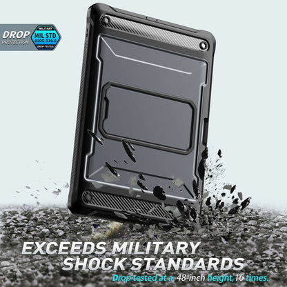 For Samsung Galaxy Tab S6 Lite Explorer PC + TPU Tablet Protective Case with Pen Slot(Grey) by bashfashion