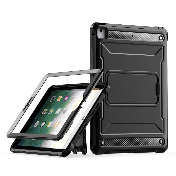 For iPad 9.7 2017/2018 Explorer PC + TPU Tablet Protective Case(Black) by bashfashion