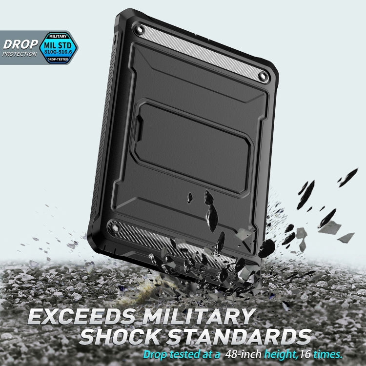 For iPad 9.7 2017/2018 Explorer PC + TPU Tablet Protective Case(Black) by bashfashion