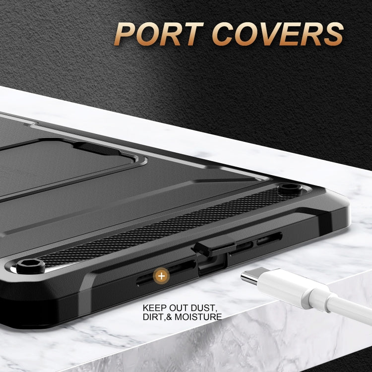 For iPad 9.7 2017/2018 Explorer PC + TPU Tablet Protective Case(Black) by bashfashion