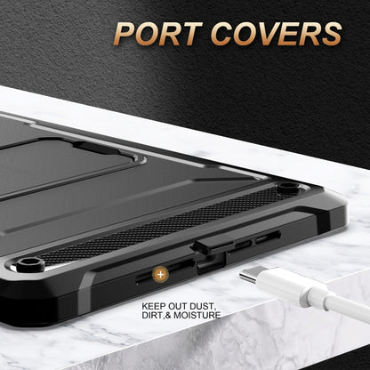 For iPad 9.7 2017/2018 Explorer PC + TPU Tablet Protective Case(Black) by bashfashion