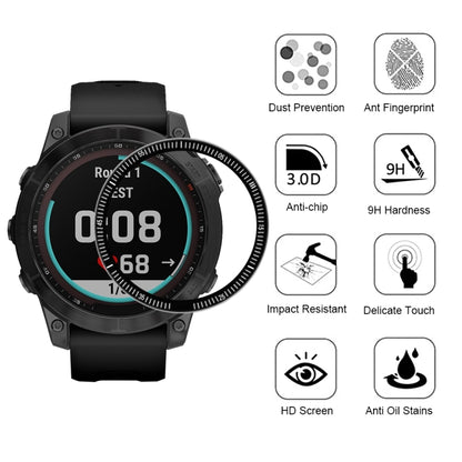 For Garmin Fenix 7 3D Surface Composite Soft Watch Film by bashfashion