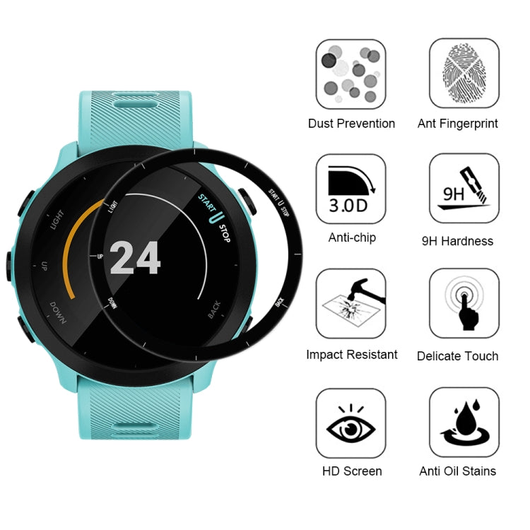 For Garmin Forerunner 158 3D Surface Composite Soft Watch Film by bashfashion