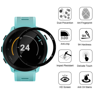 For Garmin Forerunner 158 3D Surface Composite Soft Watch Film by bashfashion