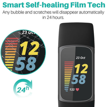 For Fitbit Charge 5 Soft Hydrogel Film Watch Screen Protector by bashfashion