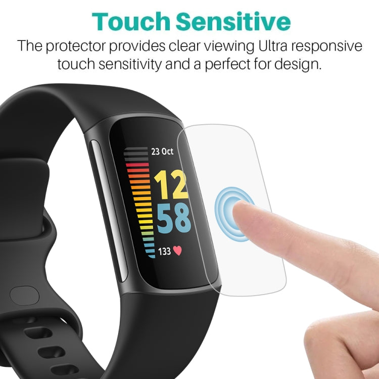 For Fitbit Charge 5 Soft Hydrogel Film Watch Screen Protector by bashfashion
