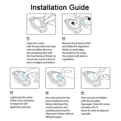 For OPPO Watch Free Soft Hydrogel Film Watch Screen Protector by bashfashion