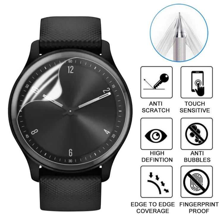 For Garmin Move Sport Soft Hydrogel Film Watch Screen Protector by bashfashion