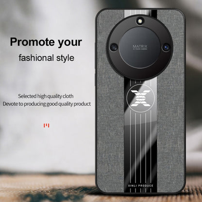 For Honor X40 XINLI Stitching Cloth Textue Shockproof TPU Phone Case(Blue) by XINLI