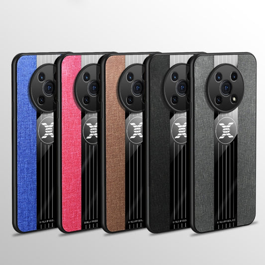 For Honor X30 XINLI Stitching Cloth Textue Shockproof TPU Phone Case(Black) by XINLI