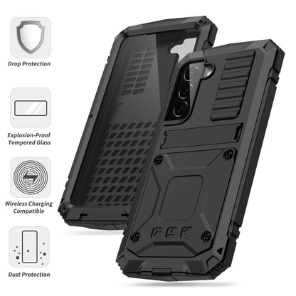 For Samsung Galaxy S23+ 5G R-JUST Life Waterproof Dustproof Shockproof Phone Case(Black) by R-JUST