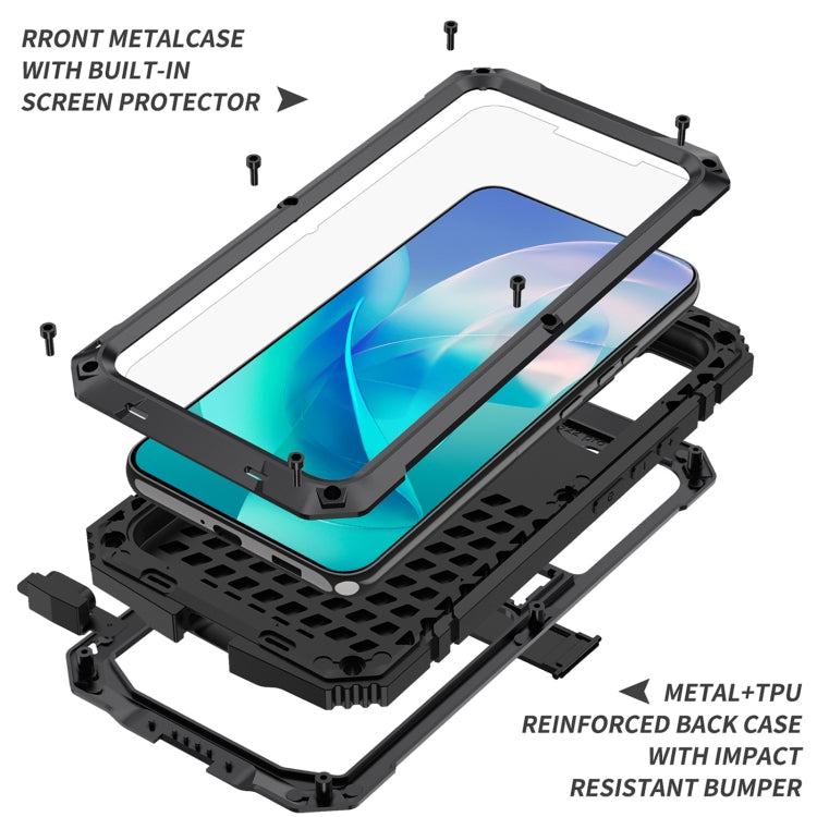 For Samsung Galaxy S23+ 5G R-JUST Life Waterproof Dustproof Shockproof Phone Case(Black) by R-JUST