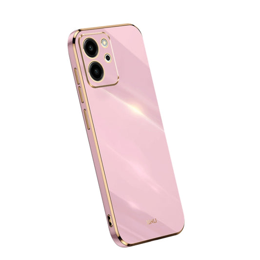 For Honor 80 SE 5G XINLI Straight Edge 6D Electroplate TPU Phone Case(Cherry Purple) by XINLI