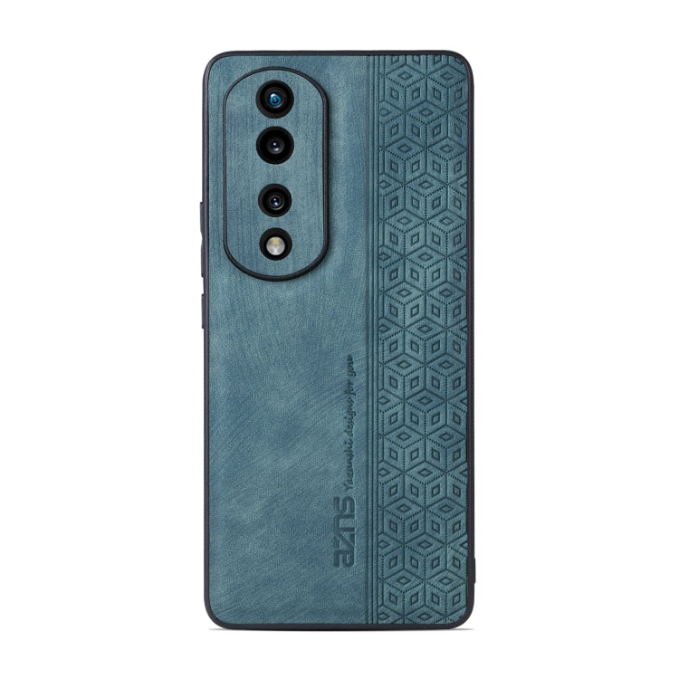 For Honor 80 Pro AZNS 3D Embossed Skin Feel Phone Case(Dark Green) by AZNS