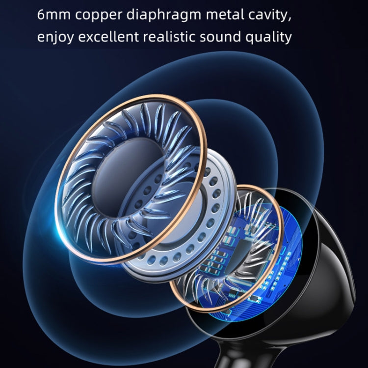 USAMS US-SJ594 EP-47 3.5mm In-Ear Wired Earphone, Length: 1.2m(Black) by USAMS