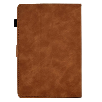 For 10 inch Tablets Tower Embossed Leather Tablet Case(Brown) by bashfashion