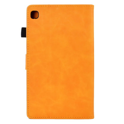 For Samsung Galaxy Tab A 8.0 2019 T290 Tower Embossed Leather Tablet Case(Khaki) by bashfashion