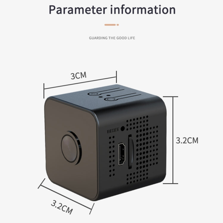 X1 1080P Small Cube Mini HD WiFi Camera, Support Infrared Night Vision & Motion Detection by bashfashion