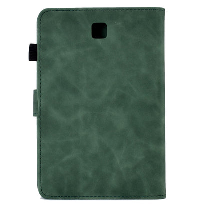 For Samsung Galaxy Tab A 8.0 T350 Tower Embossed Leather Smart Tablet Case(Green) by bashfashion