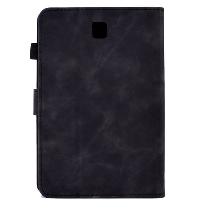 For Samsung Galaxy Tab A 8.0 T350 Tower Embossed Leather Smart Tablet Case(Black) by bashfashion