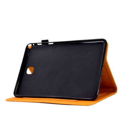 For Samsung Galaxy Tab A 8.0 T350 Tower Embossed Leather Smart Tablet Case(Khaki) by bashfashion