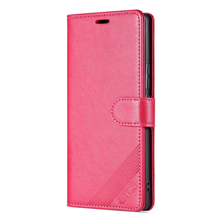 For Honor 80 AZNS Sheepskin Texture Flip Leather Phone Case(Red) by AZNS