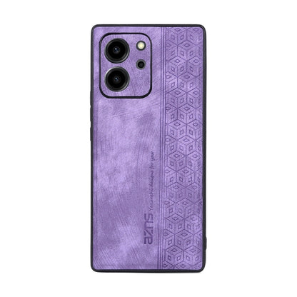 For Honor 80 SE AZNS 3D Embossed Skin Feel Phone Case(Purple) by AZNS