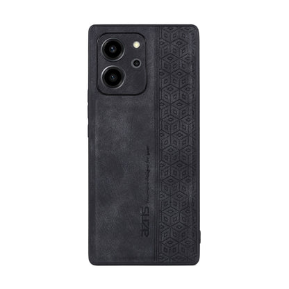 For Honor 80 SE AZNS 3D Embossed Skin Feel Phone Case(Black) by AZNS