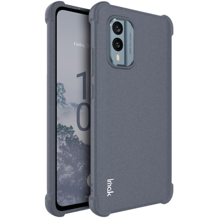 For Nokia X30 5G imak Shockproof Airbag TPU Phone Case(Matte Grey) by imak