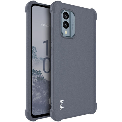 For Nokia X30 5G imak Shockproof Airbag TPU Phone Case(Matte Grey) by imak