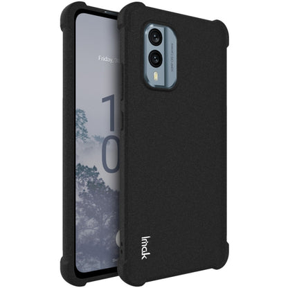 For Nokia X30 5G imak Shockproof Airbag TPU Phone Case(Matte Black) by imak
