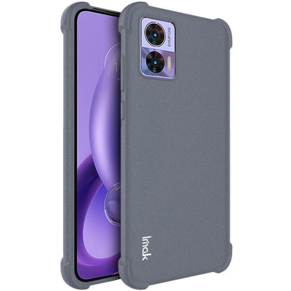 For Motorola Edge 30 Neo 5G imak Shockproof Airbag TPU Phone Case(Matte Grey) by imak