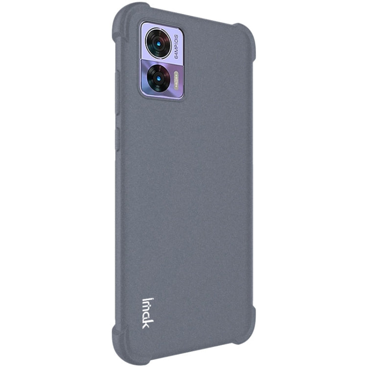 For Motorola Edge 30 Neo 5G imak Shockproof Airbag TPU Phone Case(Matte Grey) by imak