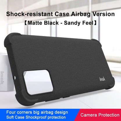 For Motorola Edge 30 Neo 5G imak Shockproof Airbag TPU Phone Case(Matte Black) by imak