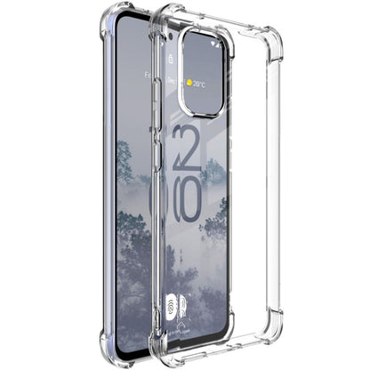 For Nokia X30 5G imak Shockproof Airbag TPU Phone Case(Transparent) by imak