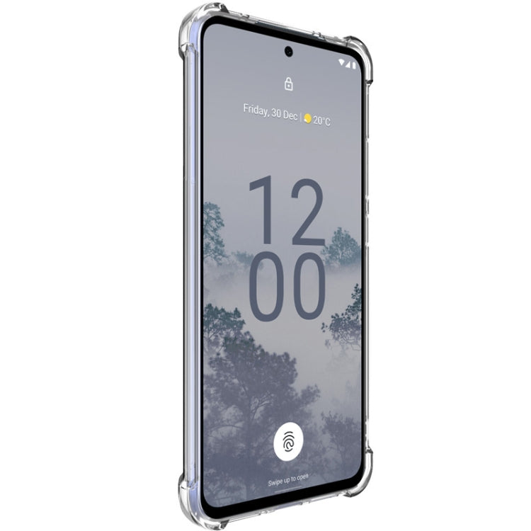 For Nokia X30 5G imak Shockproof Airbag TPU Phone Case(Transparent) by imak
