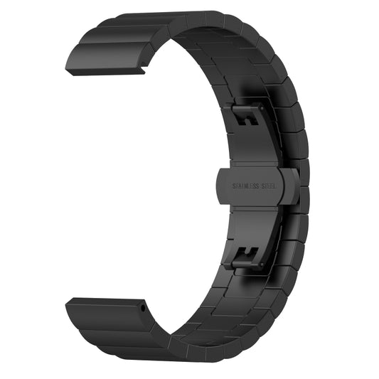 For Keep Band B4 16mm One-bead Steel Watch Band(Black) by bashfashion