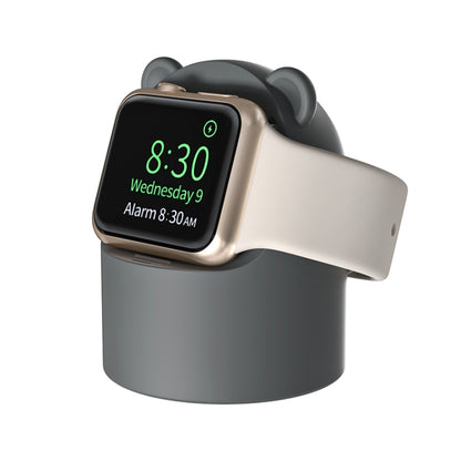 For Apple Watch Smart Watch Silicone Charging Holder without Charger(Grey) by bashfashion