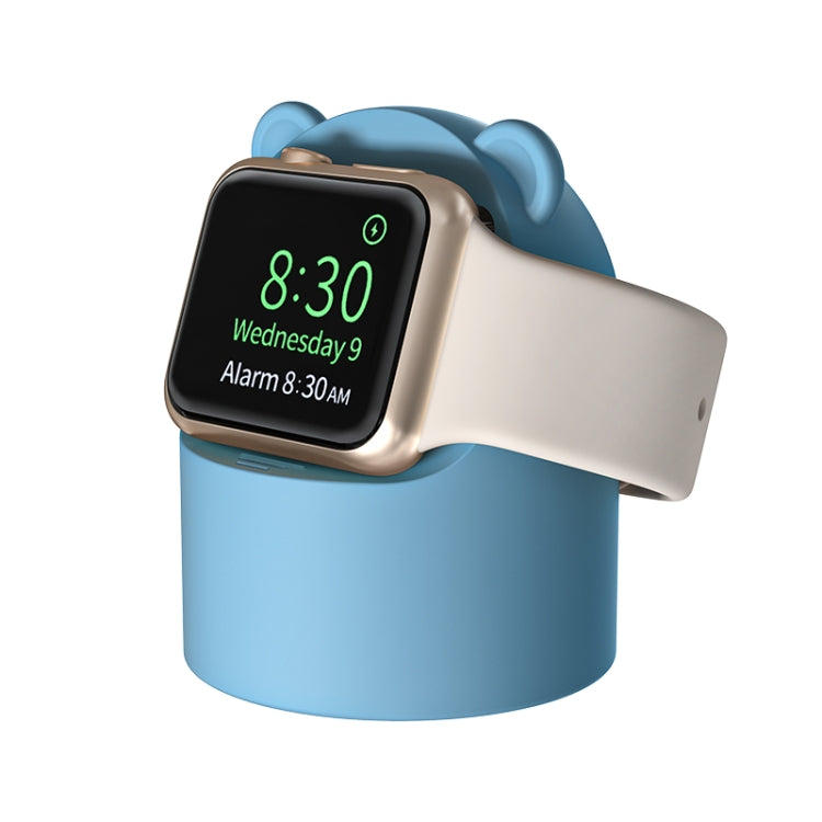 For Apple Watch Smart Watch Silicone Charging Holder without Charger(Blue) by bashfashion