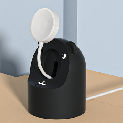 For Apple Watch Smart Watch Silicone Charging Holder without Charger(Black) by bashfashion