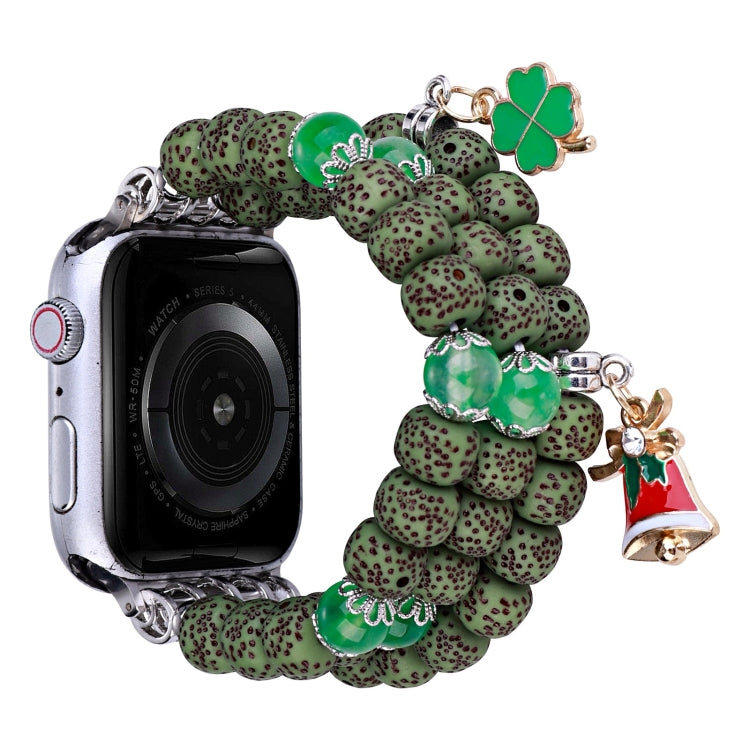 Bodhi Beads Watch Band For Apple Watch Series 9&8&7 41mm / SE 3&SE 2&6&SE&5&4 40mm / 3&2&1 38mm(Green) by bashfashion