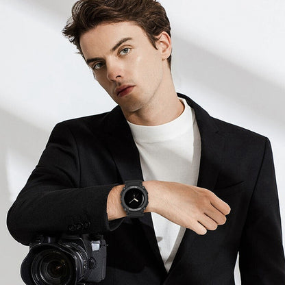 For Google Pixel Watch Three-proof Solid Color Integrated Watch Band(Black) by bashfashion