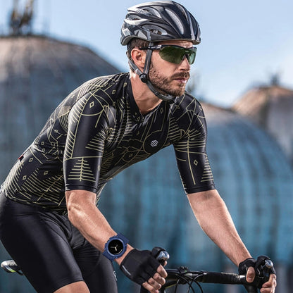 For Google Pixel Watch Three-proof Solid Color Integrated Watch Band(Army Blue) by bashfashion