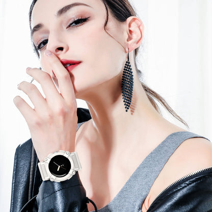 For Google Pixel Watch Three-proof Solid Color Integrated Watch Band(Starlight) by bashfashion