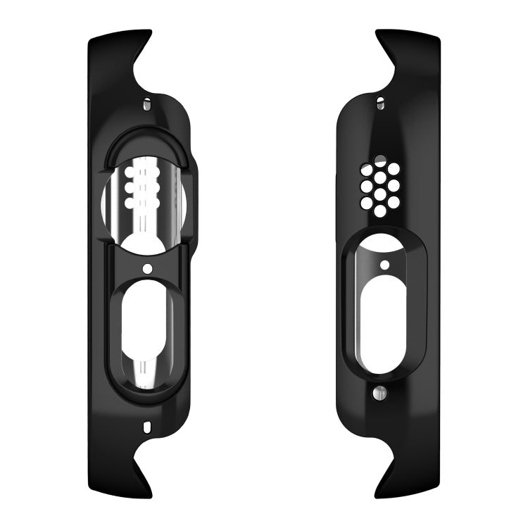 For Apple Watch Ultra 3 / 2 / 1 49mm Plating Gloss PC Tempered Glass Integral Watch Case(Black) by bashfashion